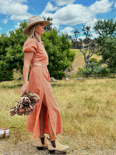 Maise maxi skirt dusty rust