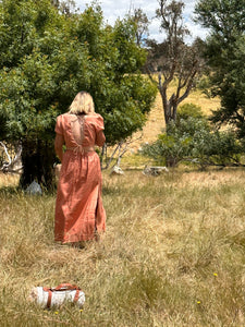 Maise maxi skirt dusty rust