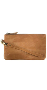 The Millie - leather cowhide clutch purse