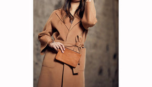 The Millie - leather cowhide clutch purse