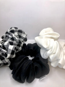 XL Over sized Linen scrunchies