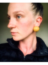 Load image into Gallery viewer, Large felt ball earrings