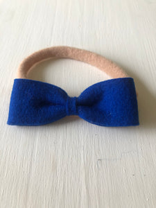 Felt bow headbands