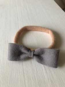 Felt bow headbands