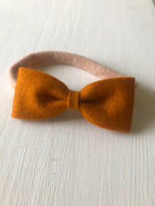 Felt bow headbands