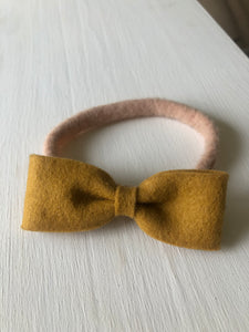 Felt bow headbands