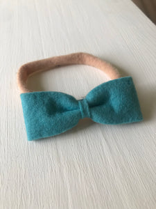 Felt bow headbands