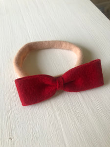 Felt bow headbands