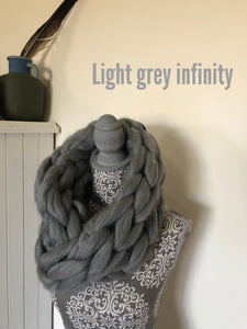 Super chunky infinity scarf