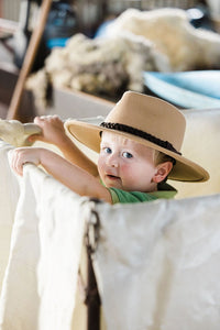 The 'Gundy' Wool felt toddler hat.