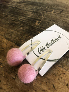 Large felt ball clip set